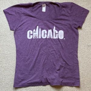 Purple, Women’s T-Shirt, Medium, Gildan